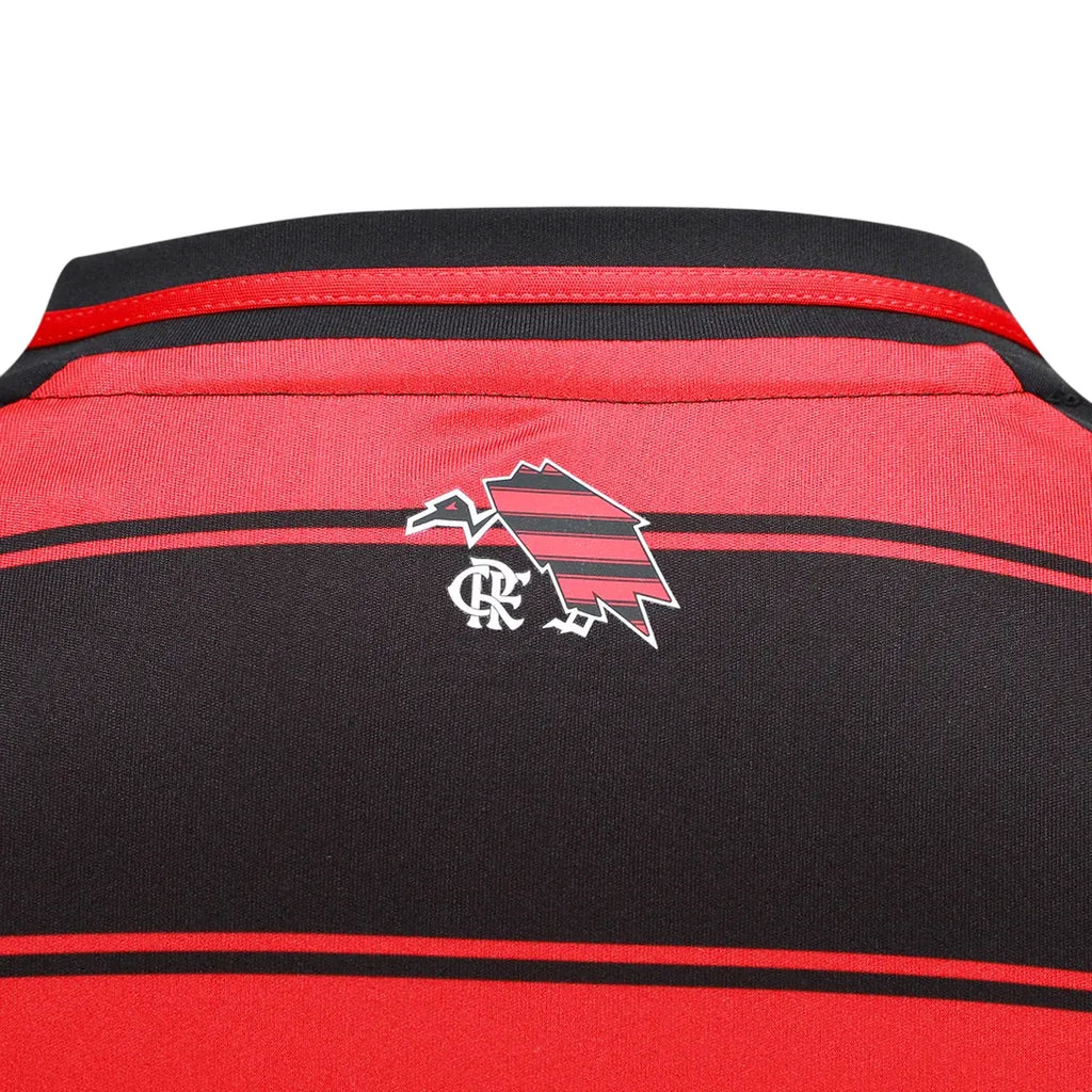 Camisa Flamengo CRF l 25/26 Manga Longa - Preto e Vermelho
