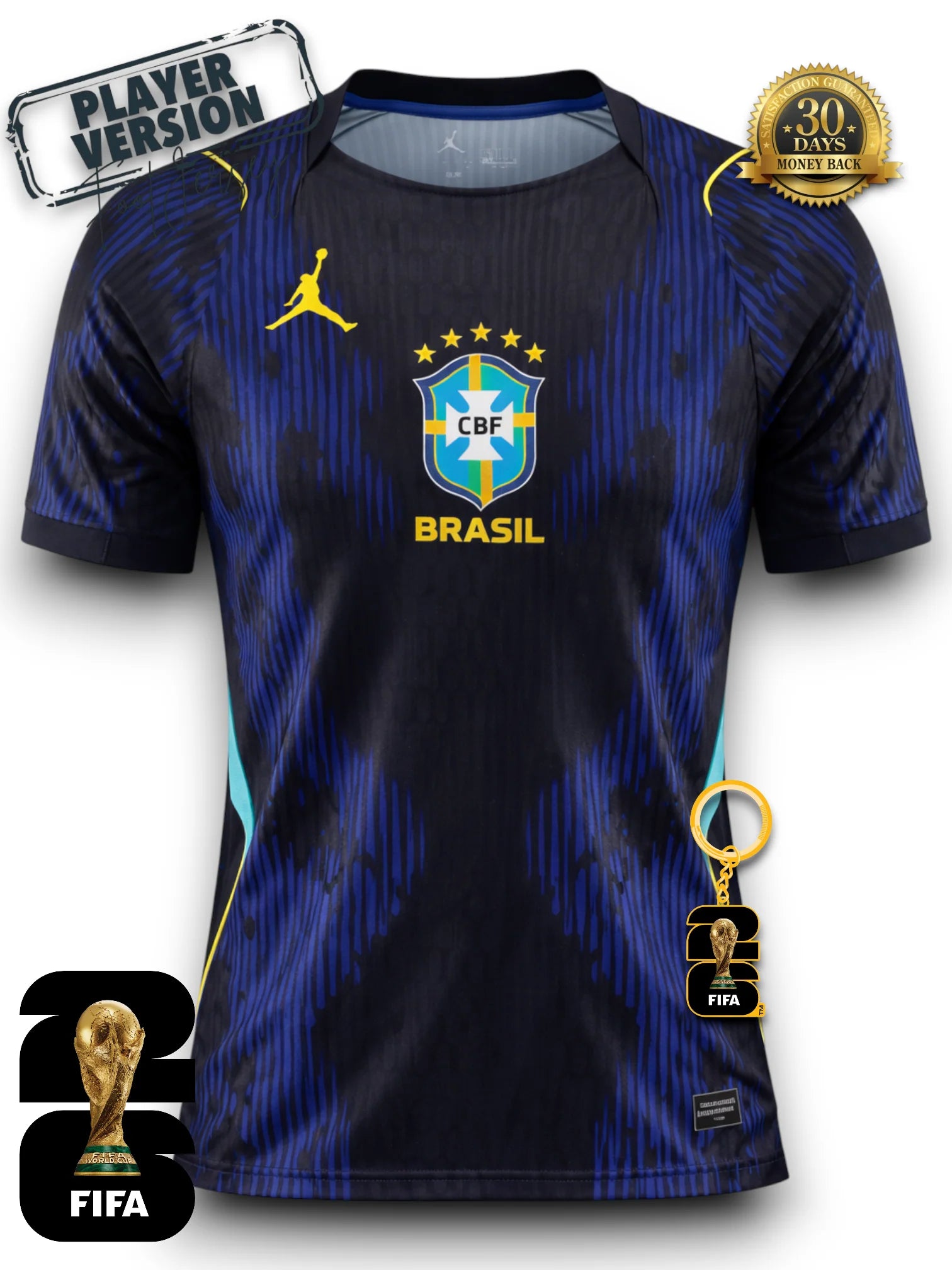 Brazil World Cup 2026 Away Jersey - Player Version