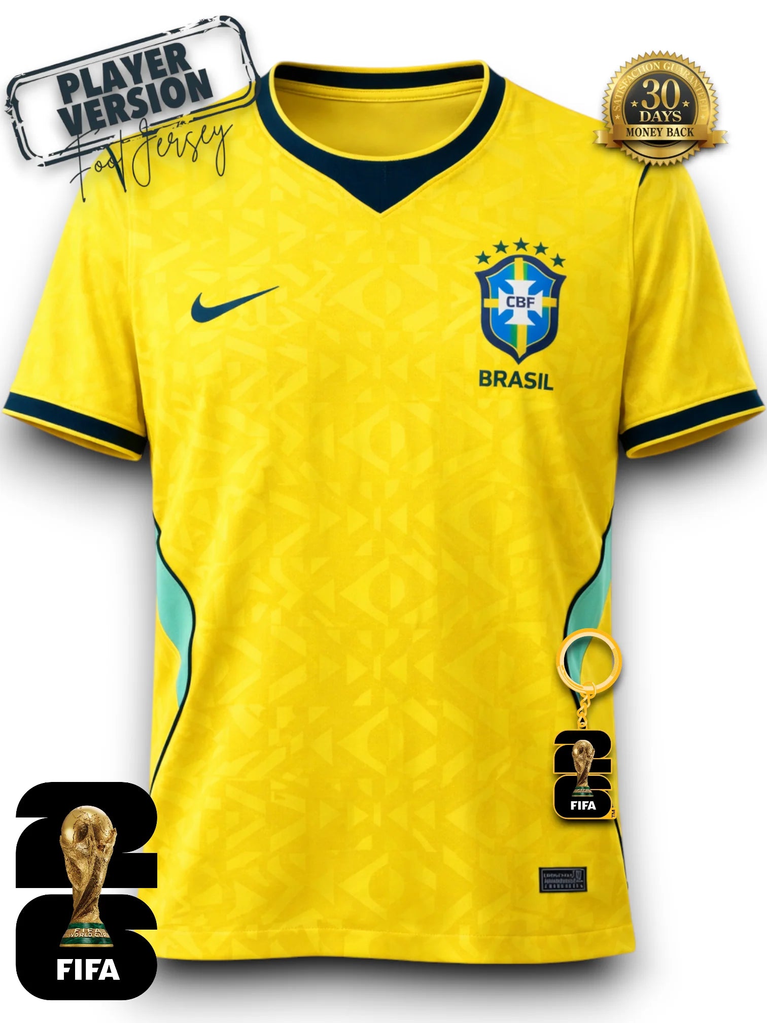 Brazil World Cup 2026 Jersey - Player Version