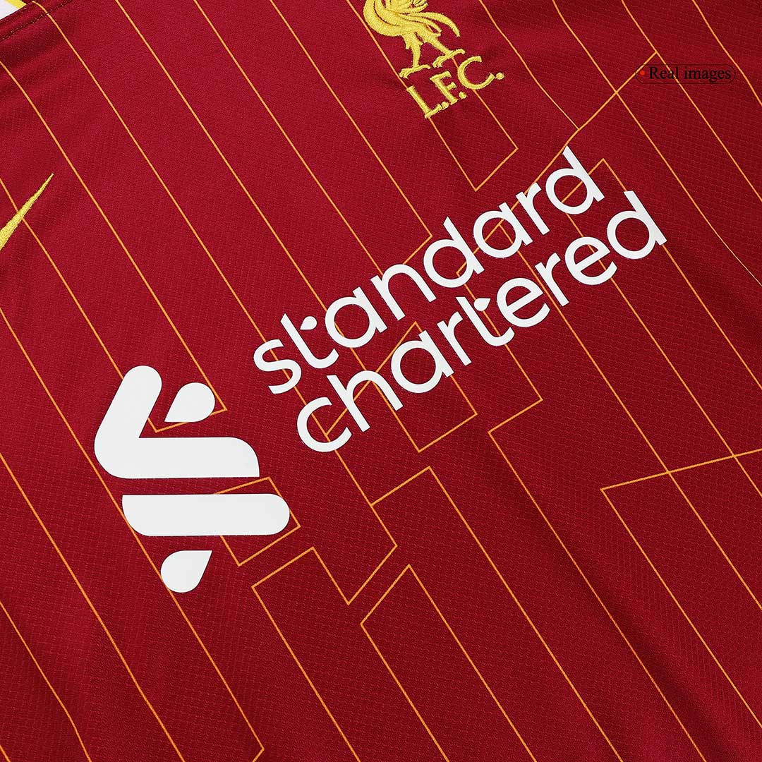 Liverpool Home Jersey 2024/2025 - CHAMPIONS 25 & Gold Trophy