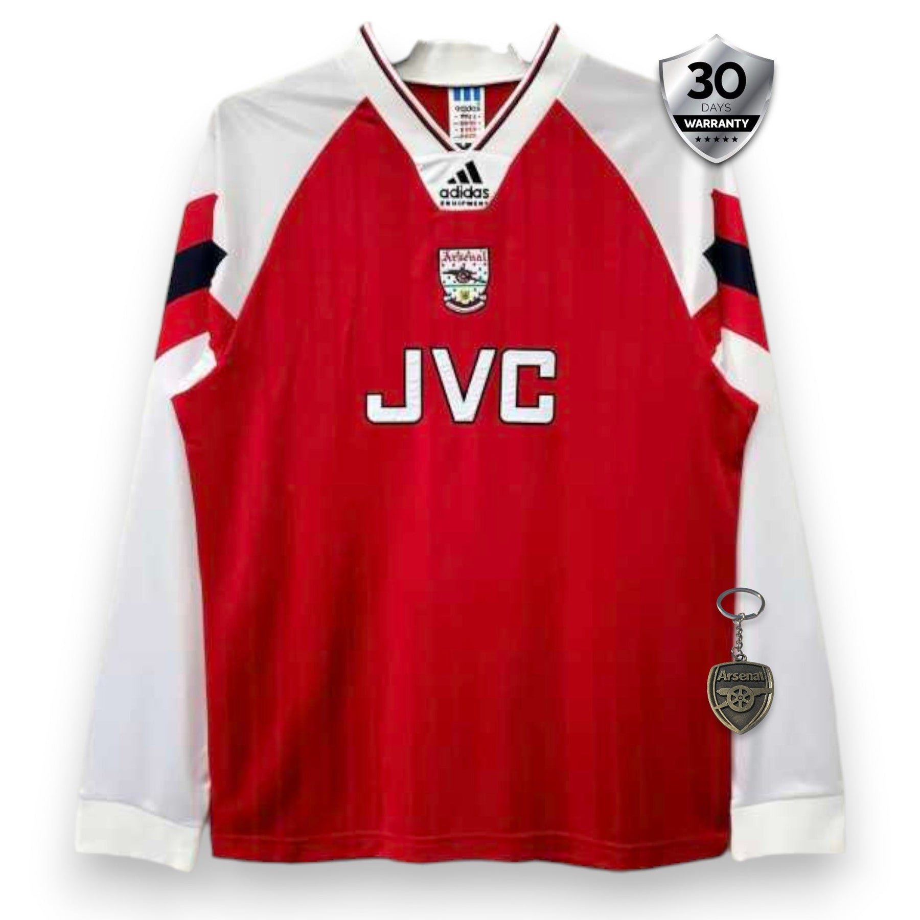Arsenal Retro Jersey Home 1992/94 Long Sleeve - Remake