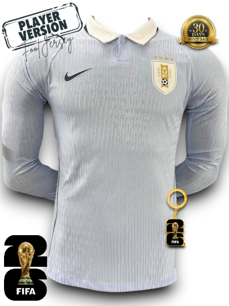 Uruguay World Cup 2026 Jersey Player Version - Long Sleeve