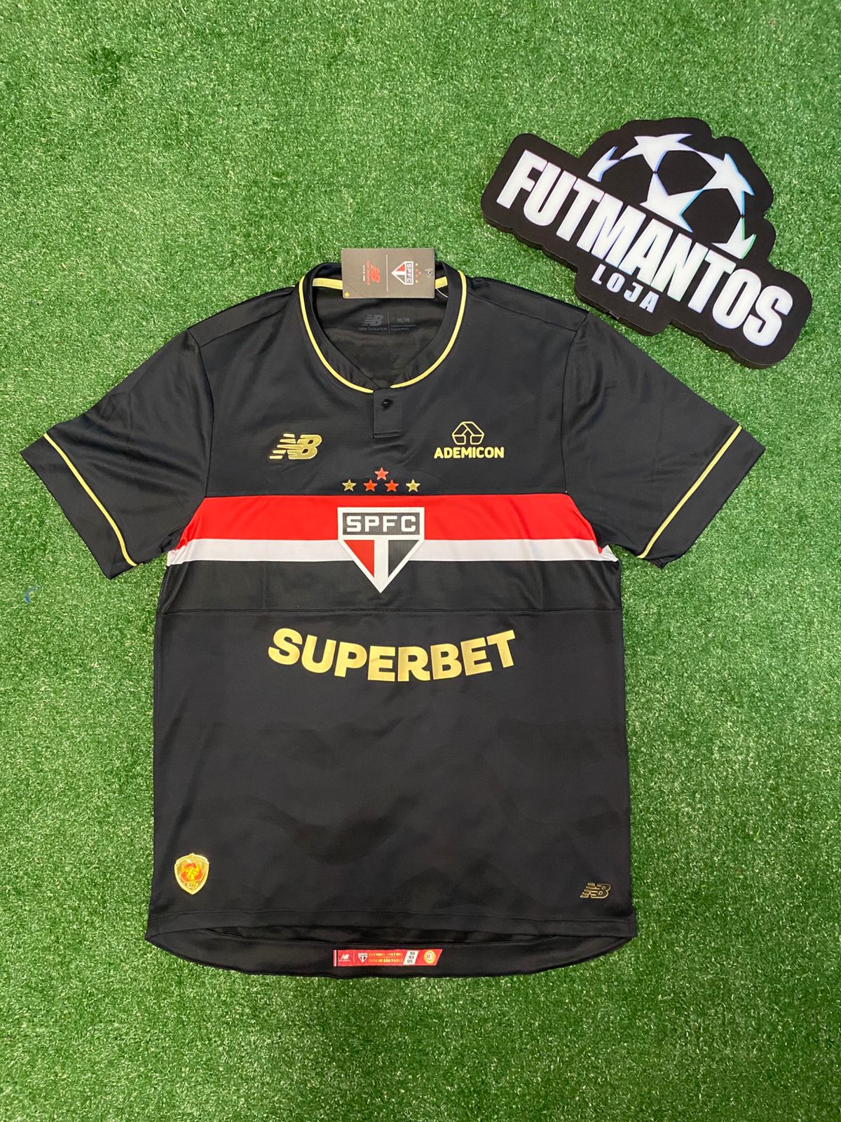 Camisa São Paulo III Preta 25/26 Jogador
