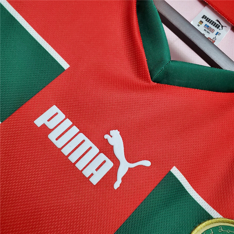 Morocco Away Red Retro Jersey 1998