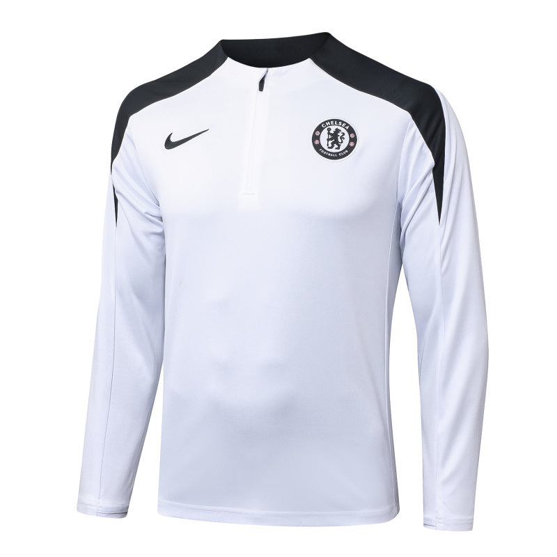 Chelsea Pre-Match White Tracksuit 25/26