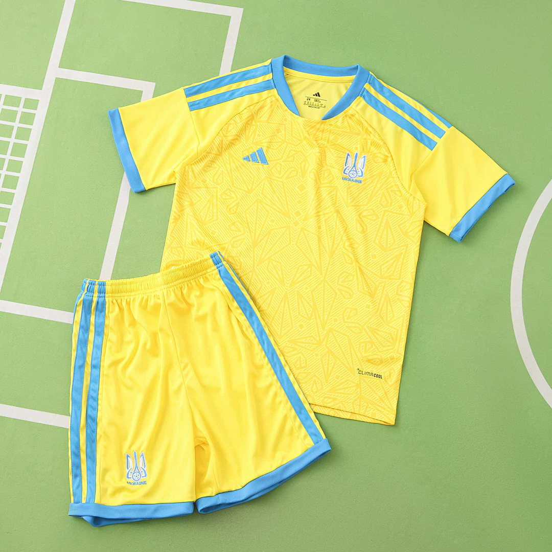 Kit Kids Ukraine World Cup 2026 Jersey