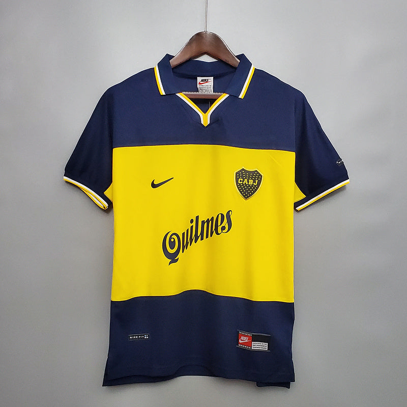 Boca Juniors 1999 Home Jersey - Retro Version