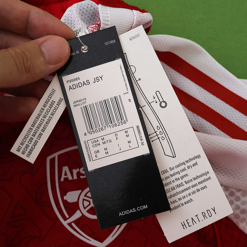 Arsenal Player Home Jersey 2025/26 Long Sleeve