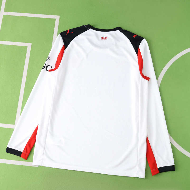 AC Milan Away Jersey 2025/26 - Long Sleeve