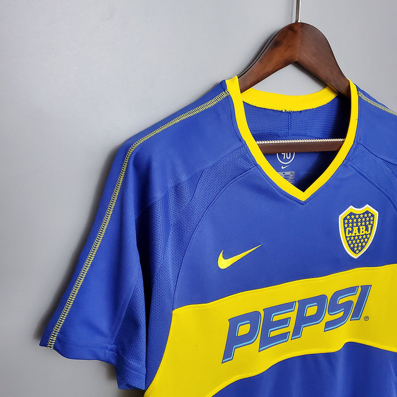 Boca Juniors 03/04 Home Jersey - Retro Version