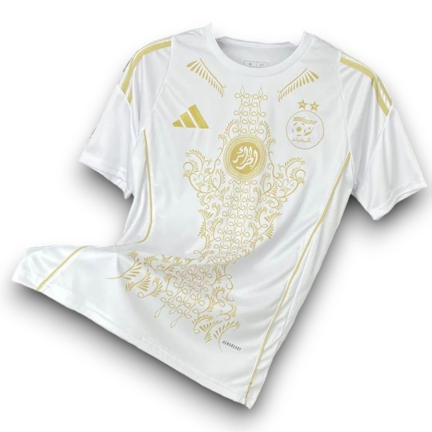 Algeria Karakou White Gold Jersey 2025/25