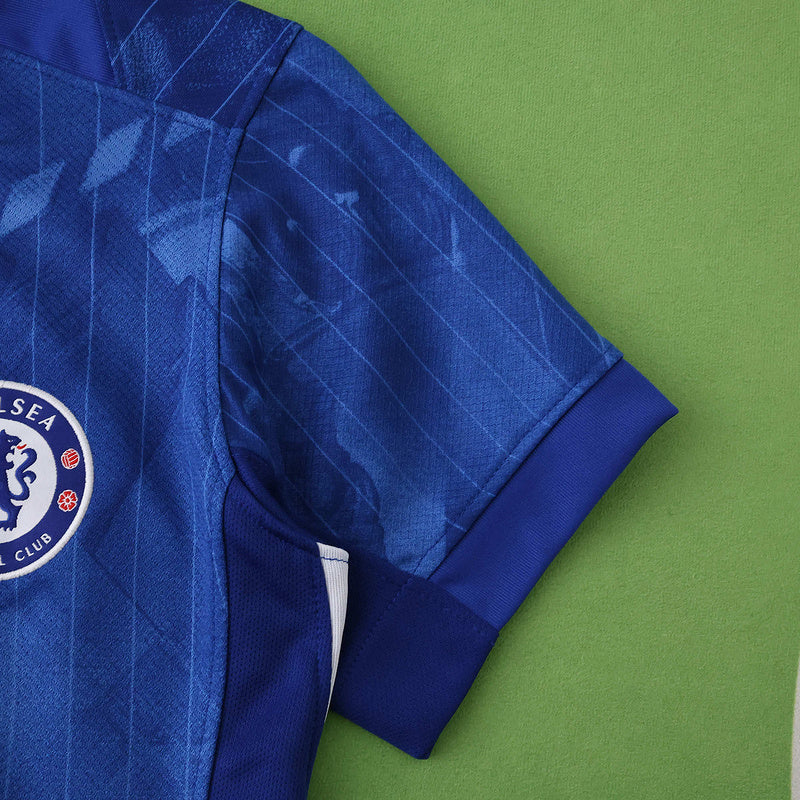 Chelsea Home 25/26 with World Champions 25 printing - Womens