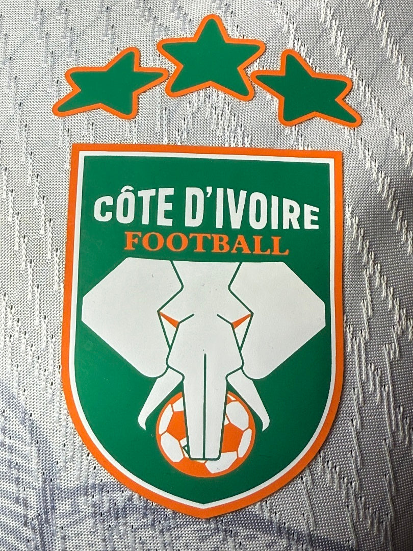 Ivory Coast Special Edition White Jersey - Player Version