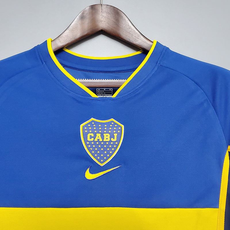 Boca Juniors 2002 Home Jersey - Retro Version