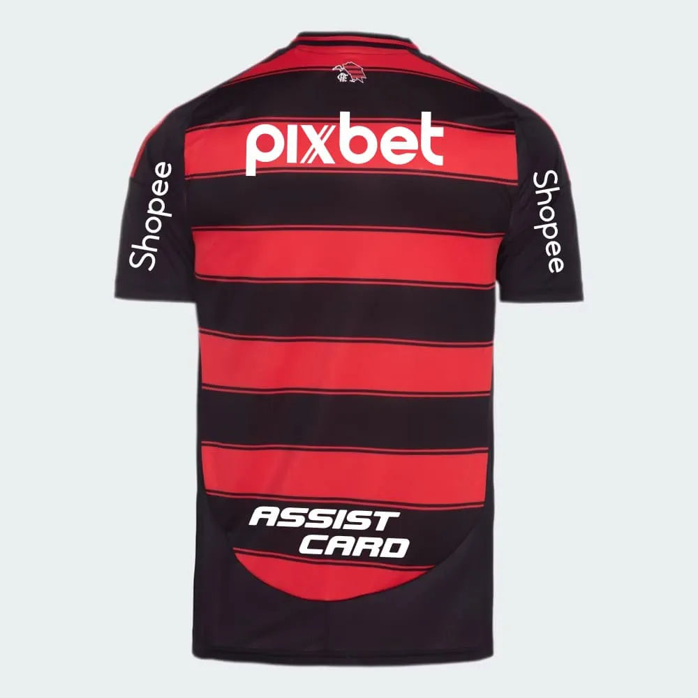 Camisa Flamengo CRF I 25/26 - Super Mundial - Com Patrocínios
