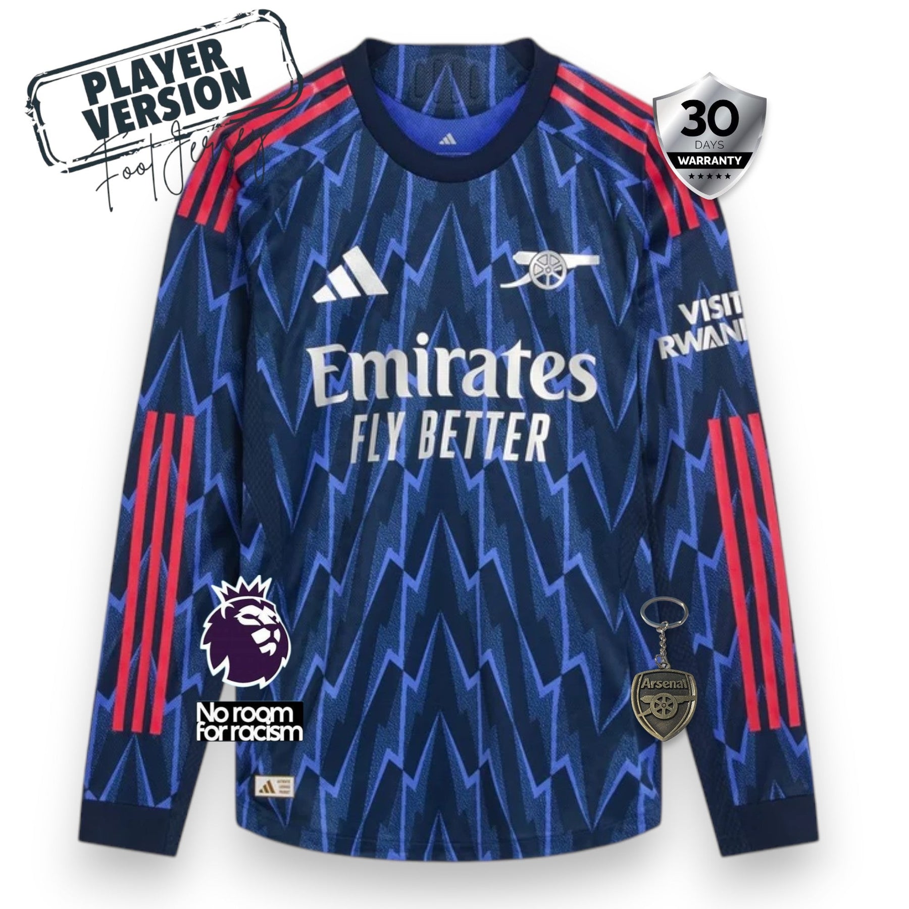 Arsenal Player Away Jersey 2025/26 Long Sleeve