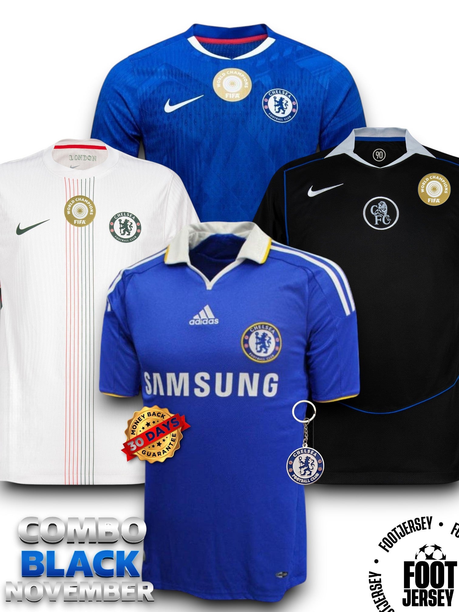 COMBO Chelsea 2025/26 + Retro 2008 - BLACK NOVEMBER
