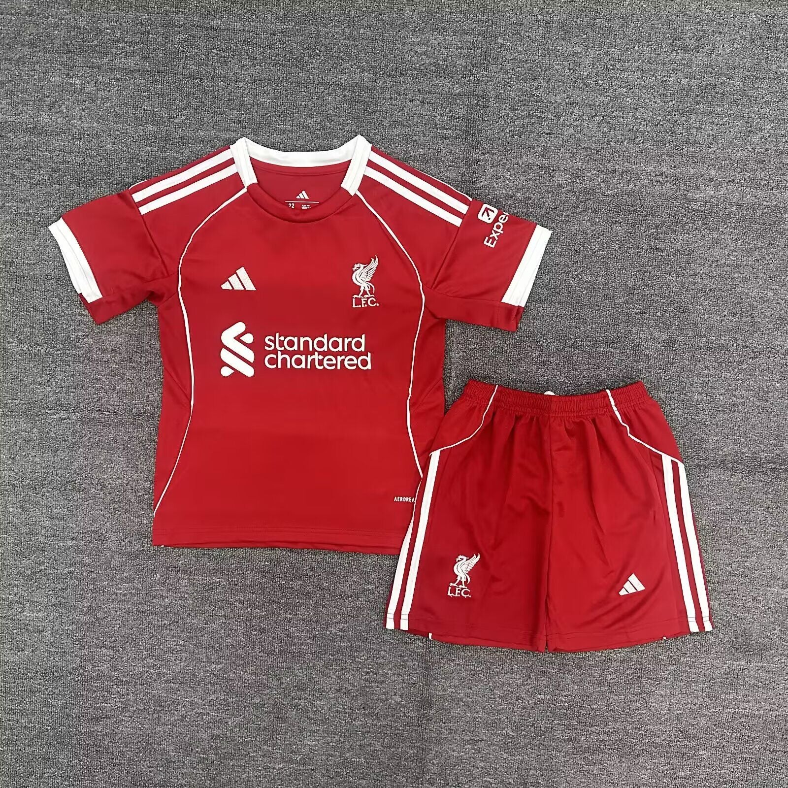 Kids Liverpool Home Kit 2025/26