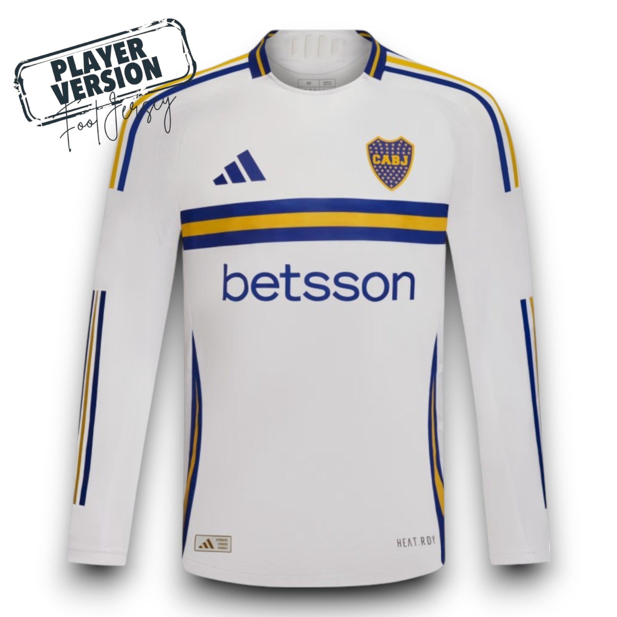 Boca Juniors Player Away Jersey 2024/25 - Long Sleeve