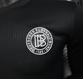 Germany 125th Anniversary Player Jersey Long Sleeve Black