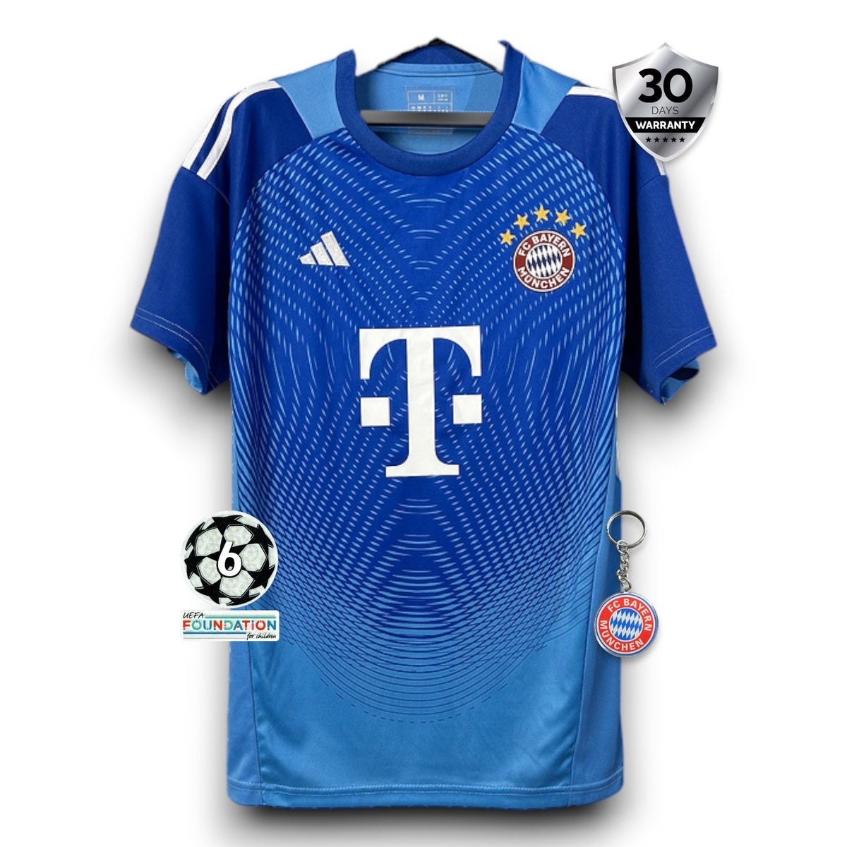 Bayern Munich Goalkeeper Blue Jersey 2025/26