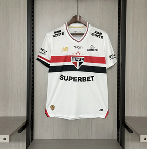Camisa São Paulo I 25/26 Com Patrocínios