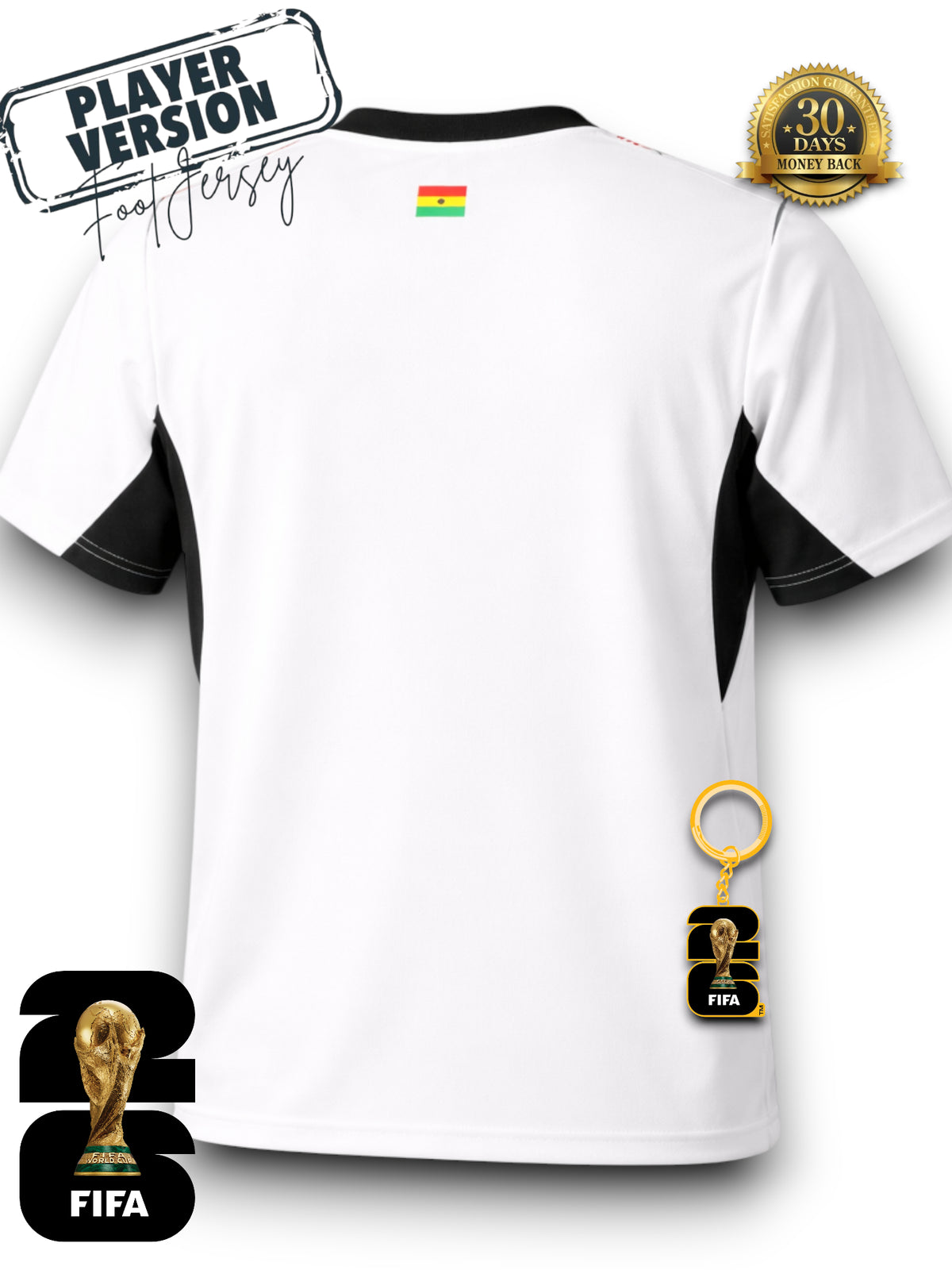 Ghana World Cup 2026 Jersey - Player Version