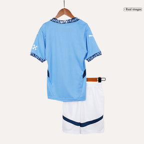 Kids Manchester City Home Kit 2024/2025 - White Blue