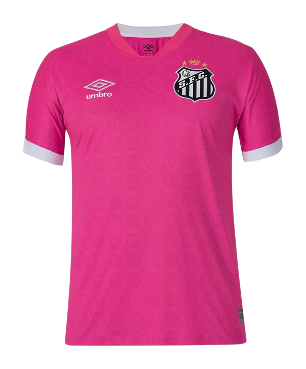 Santos 23/24 Pink October Edition Jersey - Fan Version