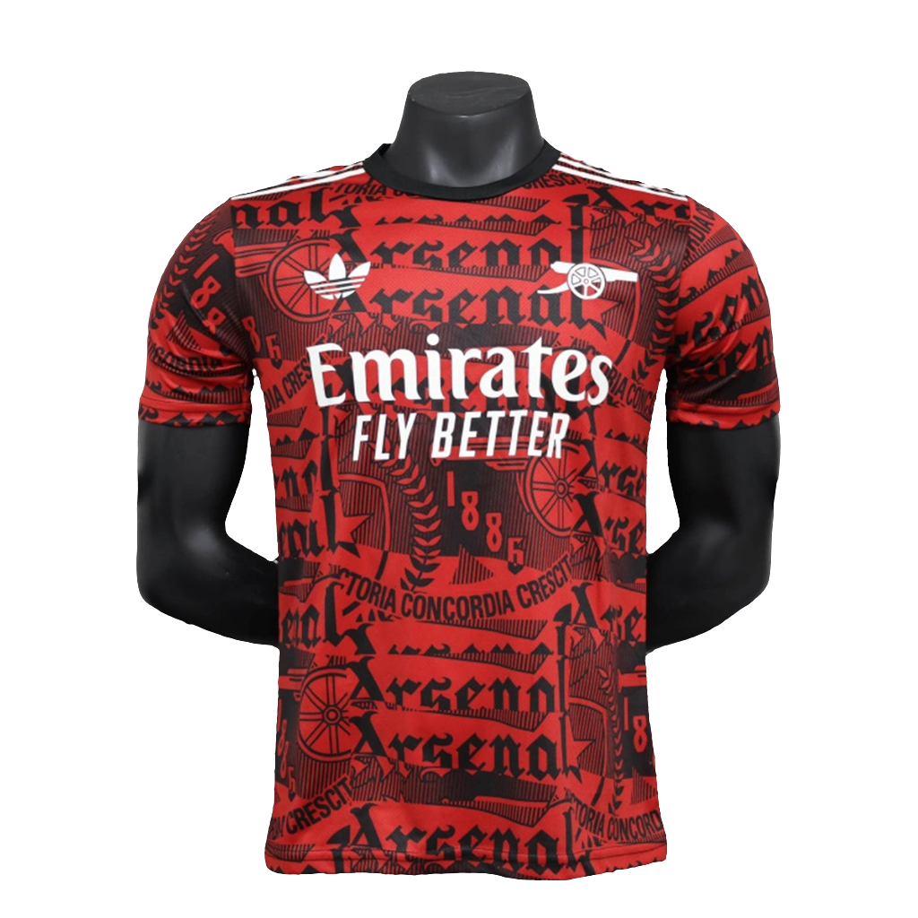 Arsenal 25/26 Training Jersey - Dark Red - Player Version