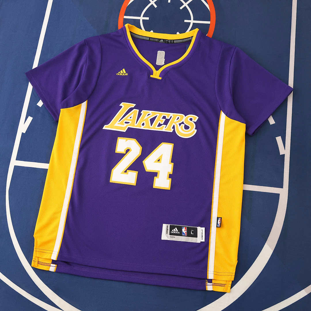 NBA L.A. Lakers Purple 24#BRYANT T-shirt 2025/26