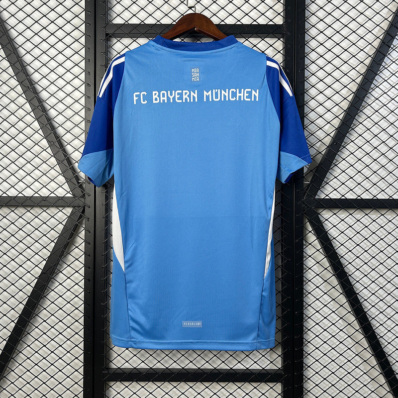 Bayern Munich Goalkeeper Blue Jersey 2025/26