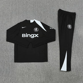 Chelsea Pre-Match Black II Tracksuit 25/26