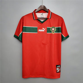 Morocco Away Red Retro Jersey 1998