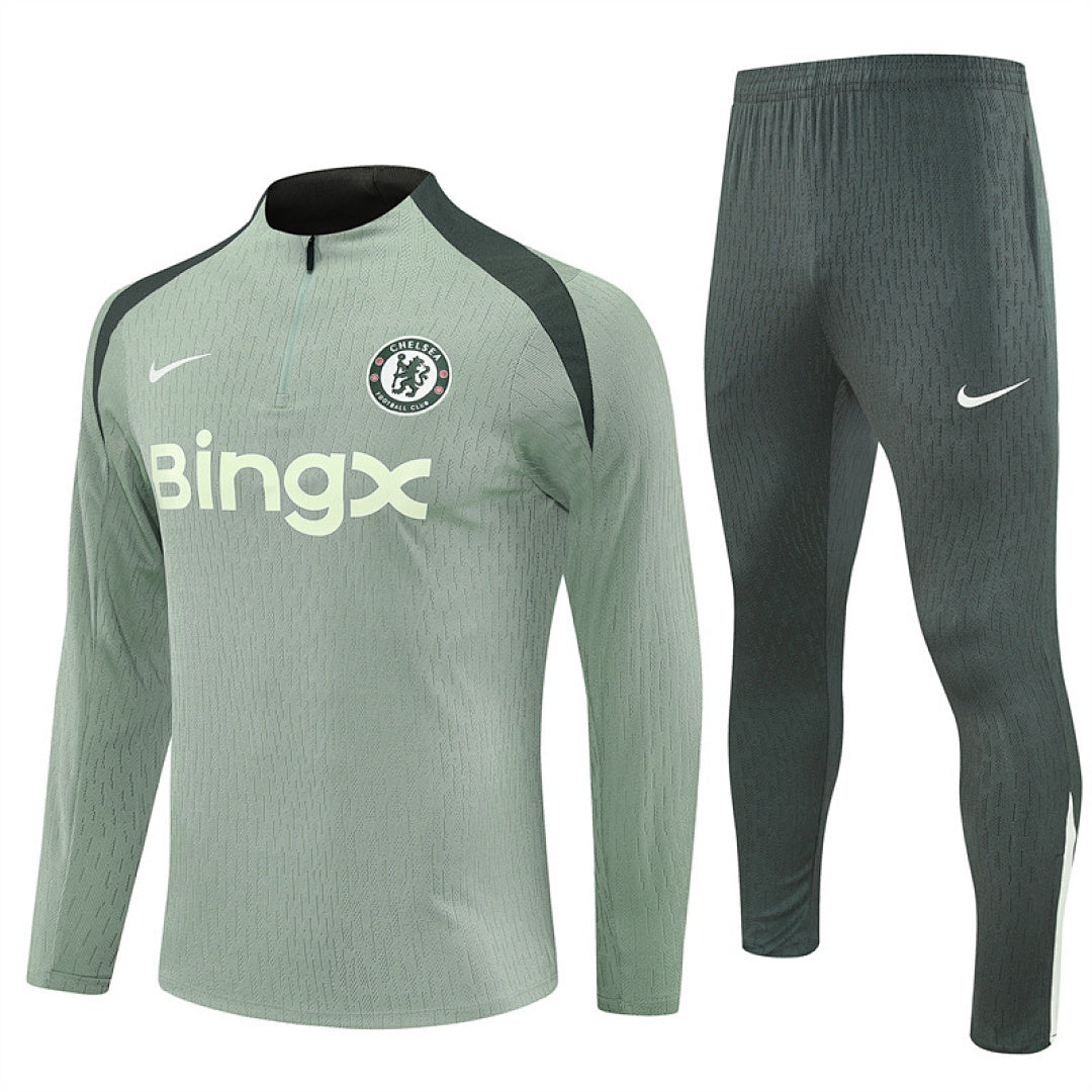 Chelsea Pre-Match Green Tracksuit 25/26