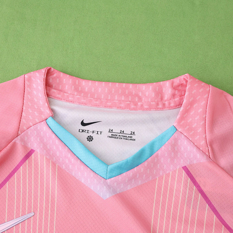 Kids Barcelona Special Edition Jersey Pink Kit 2025/26