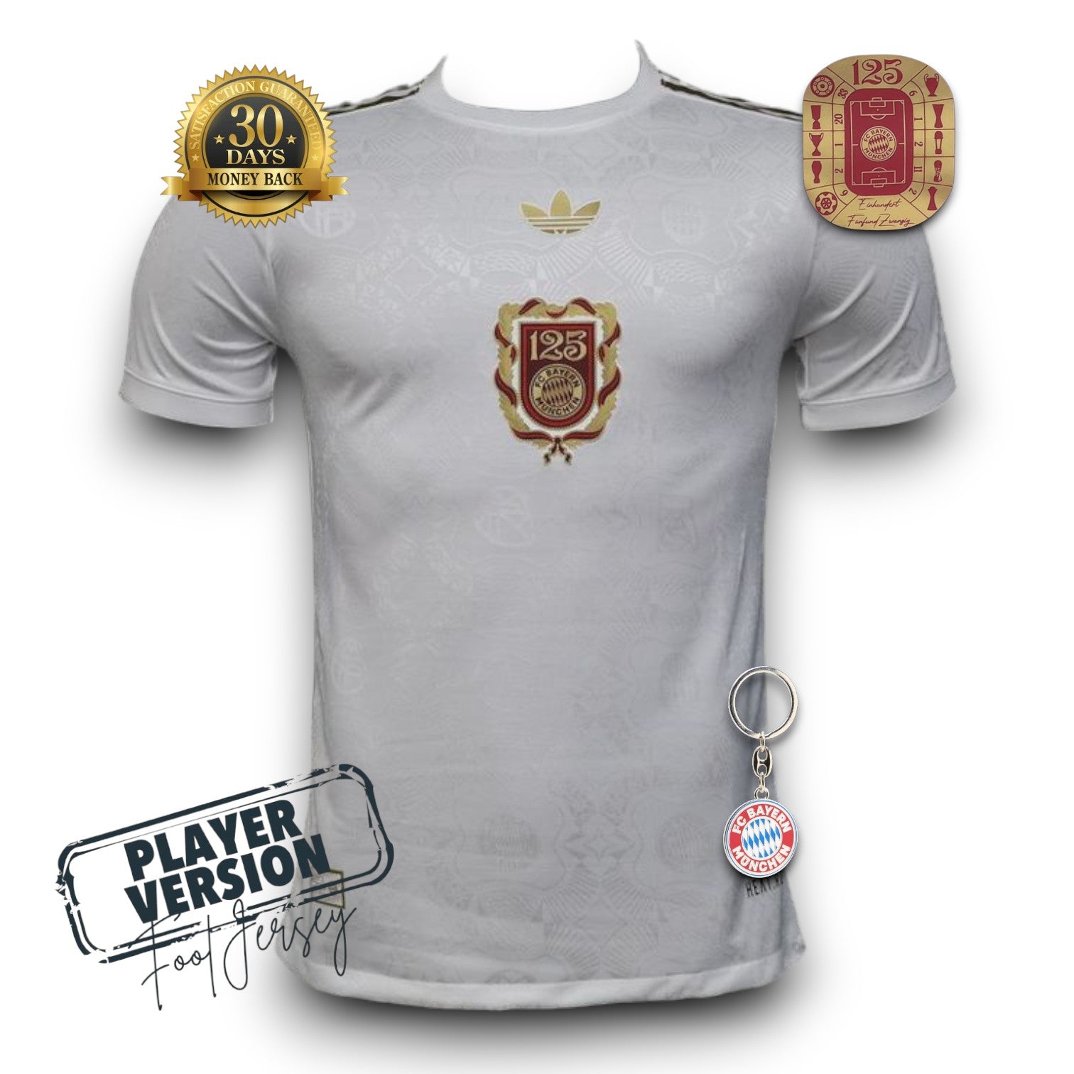 Bayern Munich Player Jersey 125th Anniversary White II