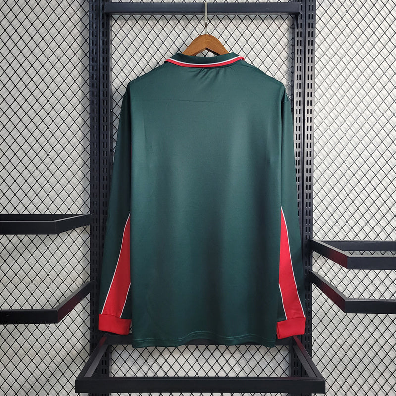 Morocco 1998 Away Green Retro Jersey - Long Sleeve