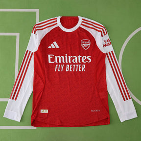 Arsenal Player Home Jersey 2025/26 Long Sleeve