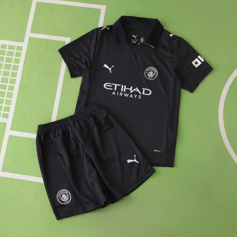 Kids Manchester City Away Kit 2025/26