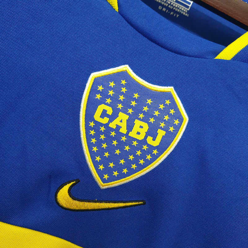 Boca Juniors 2001 Home Jersey - Retro Version