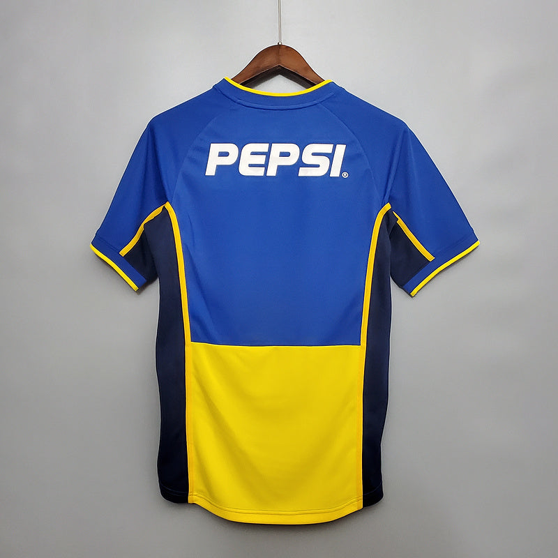 Boca Juniors 2002 Home Jersey - Retro Version