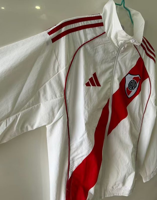 River Plate Windbreaker White