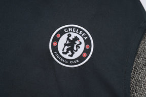 Chelsea Kit Black Jersey + Shorts - No Sleeve 25/26