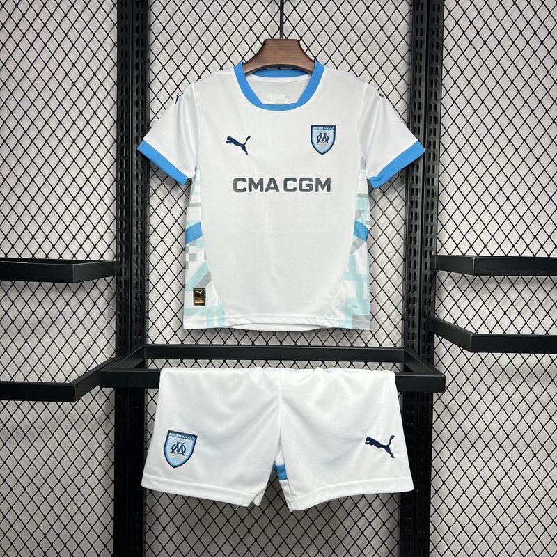 Kids Olympique de Marseille Home Kit 2024/2025