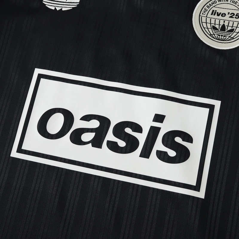 Oasis Jacquard Tour 25' Black Jersey 2025/26