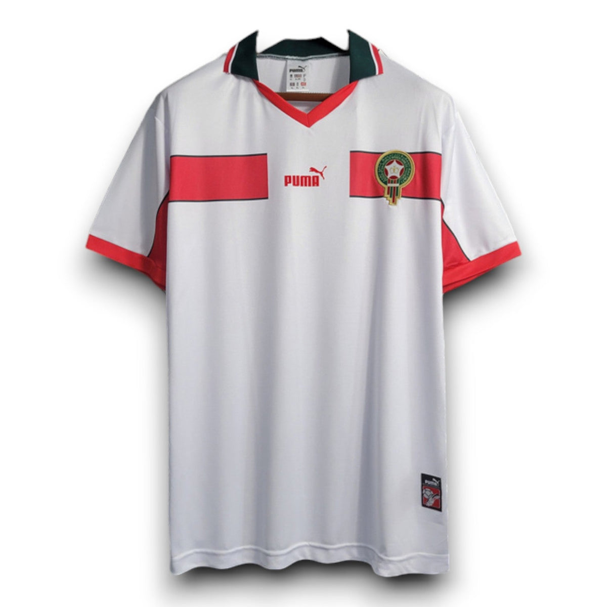 Morocco Away White Retro Jersey 1998