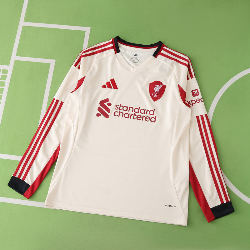 Liverpool Away Jersey 2025/26 - Long Sleeve