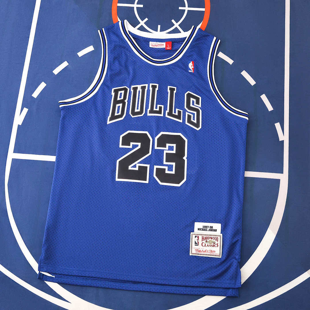 NBA Chicago Bulls retro blue 23# JORDAN 1997/98