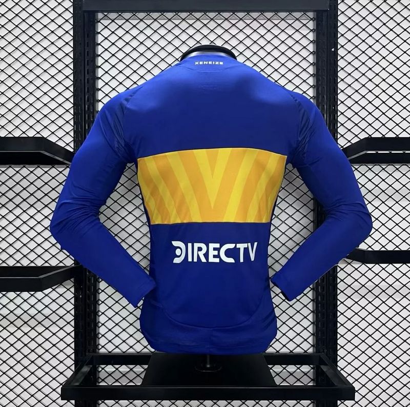 Boca Juniors Player Home Jersey 2024/25 - Long Sleeve